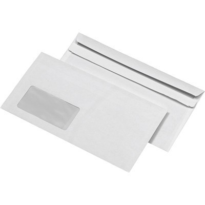 Briefumschlag Kompakt 235 x 125 mm (B x H) mit Fenster